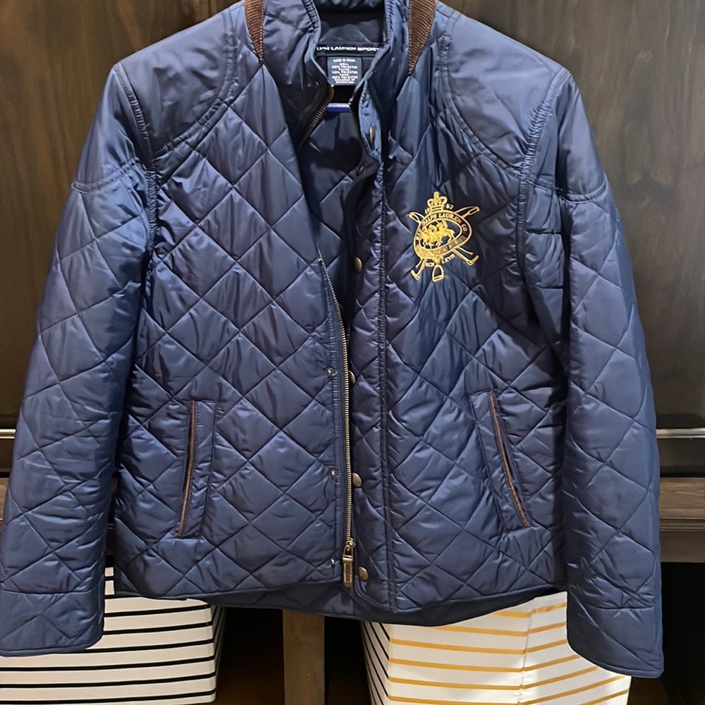 Navy Quilted Ralph Lauren jacket